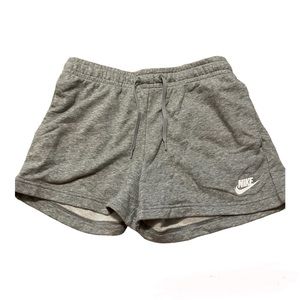 Gray Nike sweat shorts. Size Medium